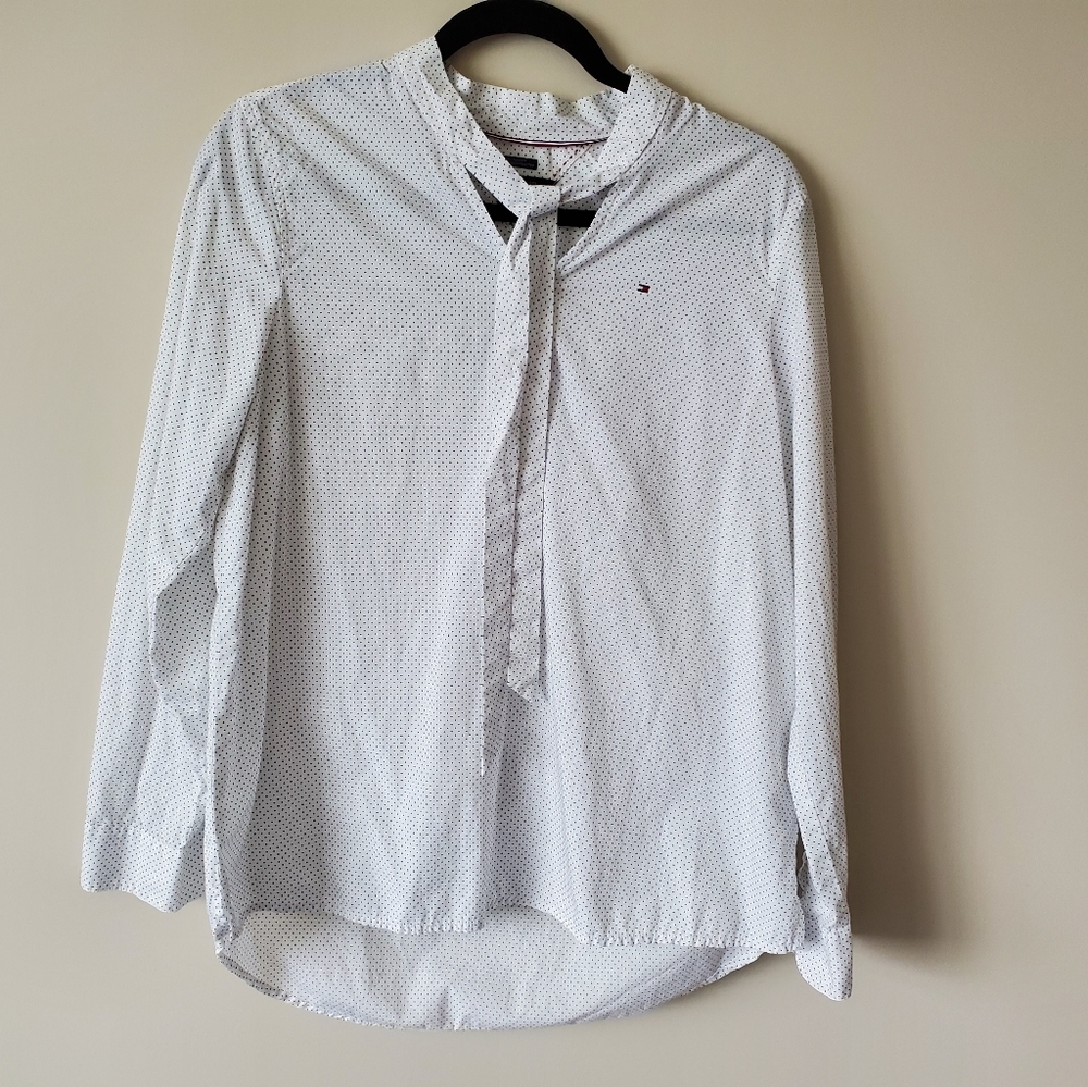 Tommy Hilfiger Women Polka Dot Top Size M